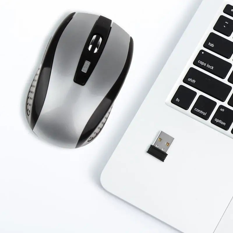 2.4GHz Wireless Mouse Adjustable DPI Mouse 6 Buttons Optical Gaming Mouse Gamer Wireless Mice with USB Receiver for PC