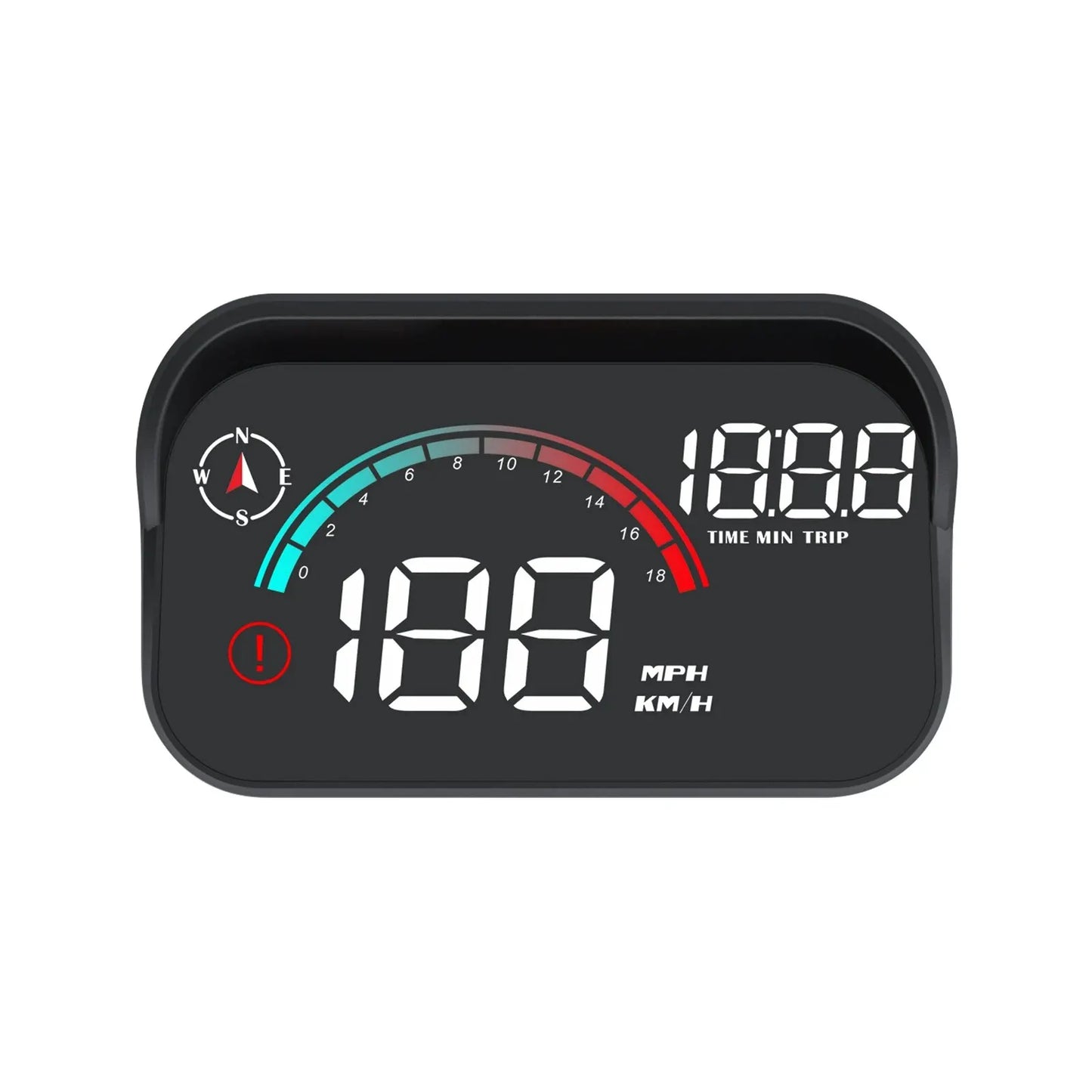 π M22 Universal GPS HUD Speedometer β 3.5" Head-Up Display with MPH/KMH Projection, Dual GPS+Beidou Chip, Overspeed Alarm & Compass for All Vehicles