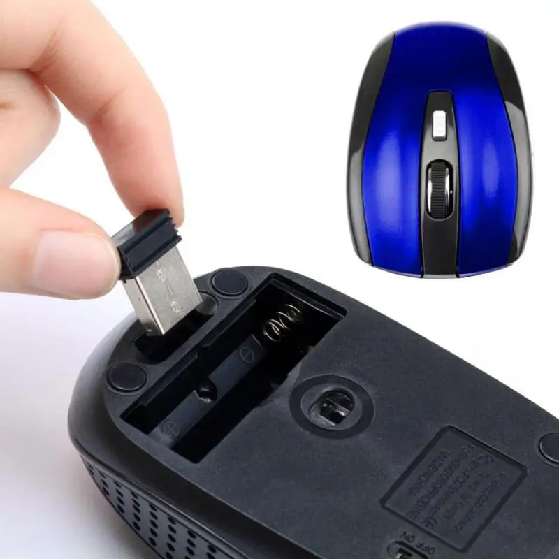 2.4GHz Wireless Mouse Adjustable DPI Mouse 6 Buttons Optical Gaming Mouse Gamer Wireless Mice with USB Receiver for PC