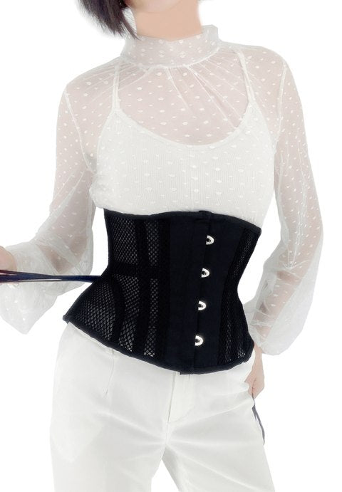 Women's Mesh Waist Cincher Underbust Corset