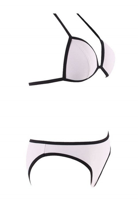 Women's Sexy Contrast Color Bikini Swimsuits