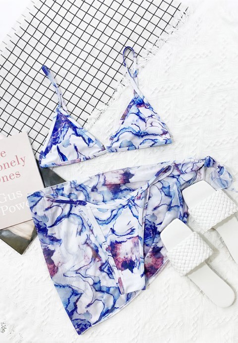 Beach Dreamer 3 Piece Bikini and Cover Up Set