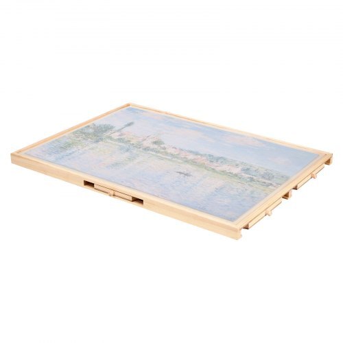 1000 Piece Rotating Puzzle Board with 5 Drawers and Cover, 29x21 in Portable Wooden Table, Jigsaw Puzzle Accessories for Adults, Puzzles Organizer Storage System, Birthday Gift for Mom