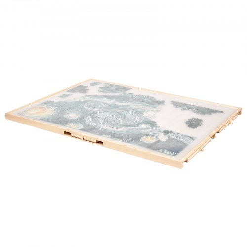 1500 Piece Rotating Puzzle Board with 5 Drawers and Cover, 34x25 inch in Portable Wooden Table, Jigsaw Puzzle Accessories for Adults, Puzzles Organizer Storage System, Birthday Gift for Mom