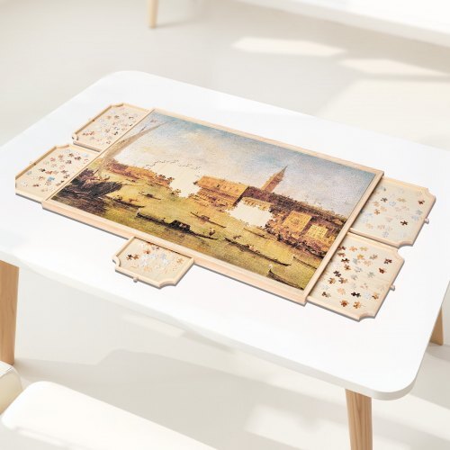 2000 Piece Rotating Puzzle Board with 5 Drawers and Cover, 40x29 in Portable Wooden Table, Jigsaw Puzzle Accessories for Adults, Puzzles Organizer Storage System, Birthday Gift for Mom