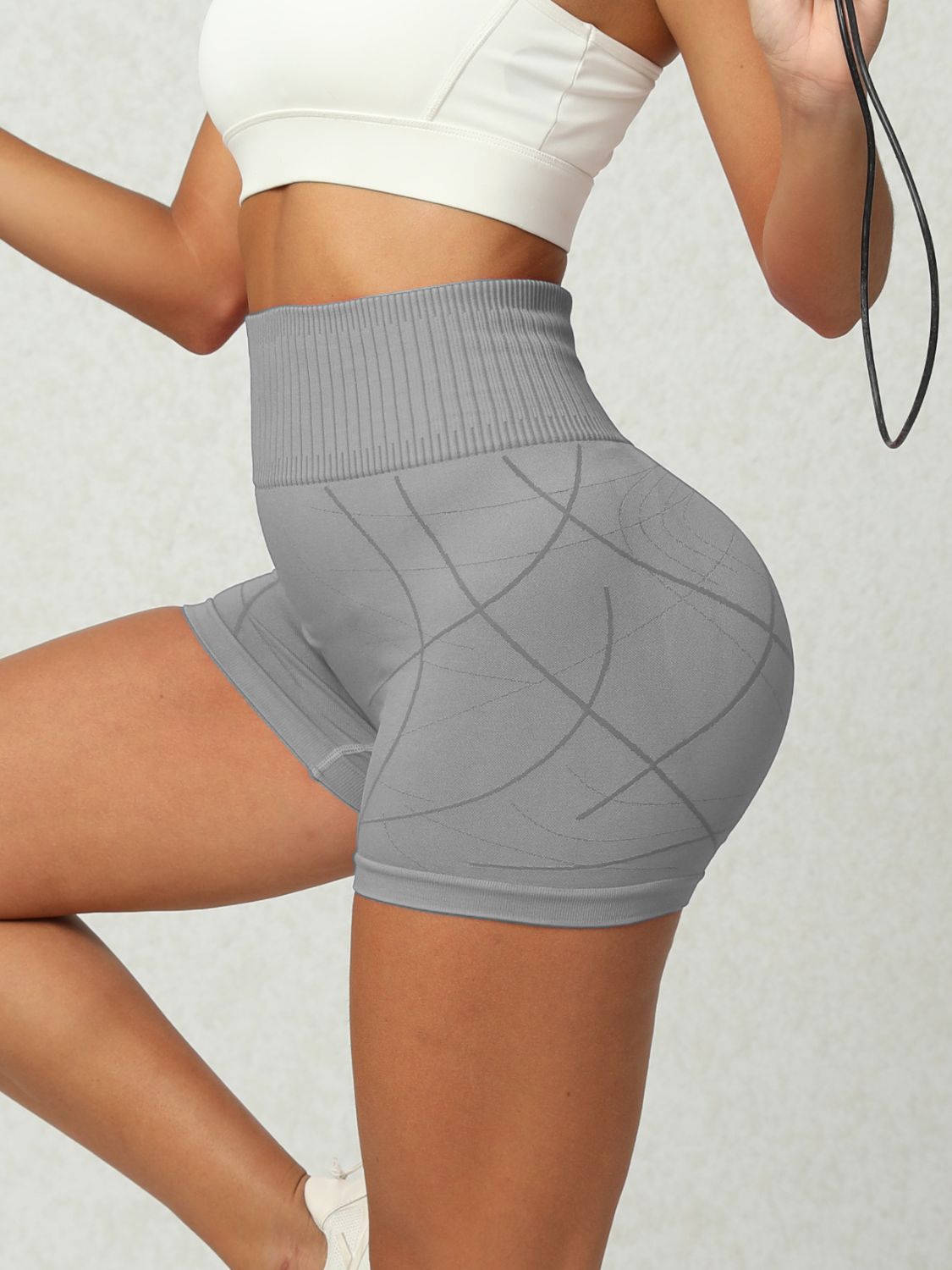High-Waisted Compression Lifting Shorts
