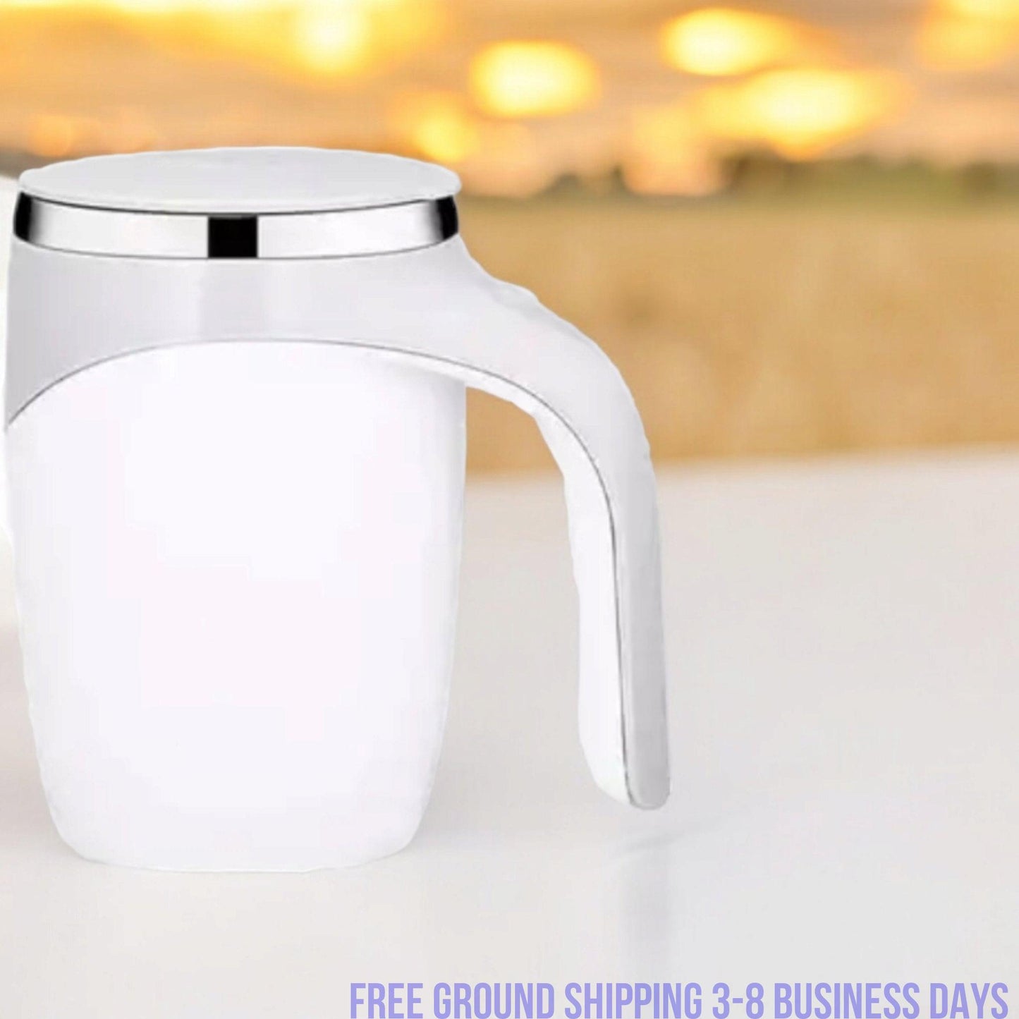 Automatic Magnetic Stirring Coffee Cup - Luminous Bear