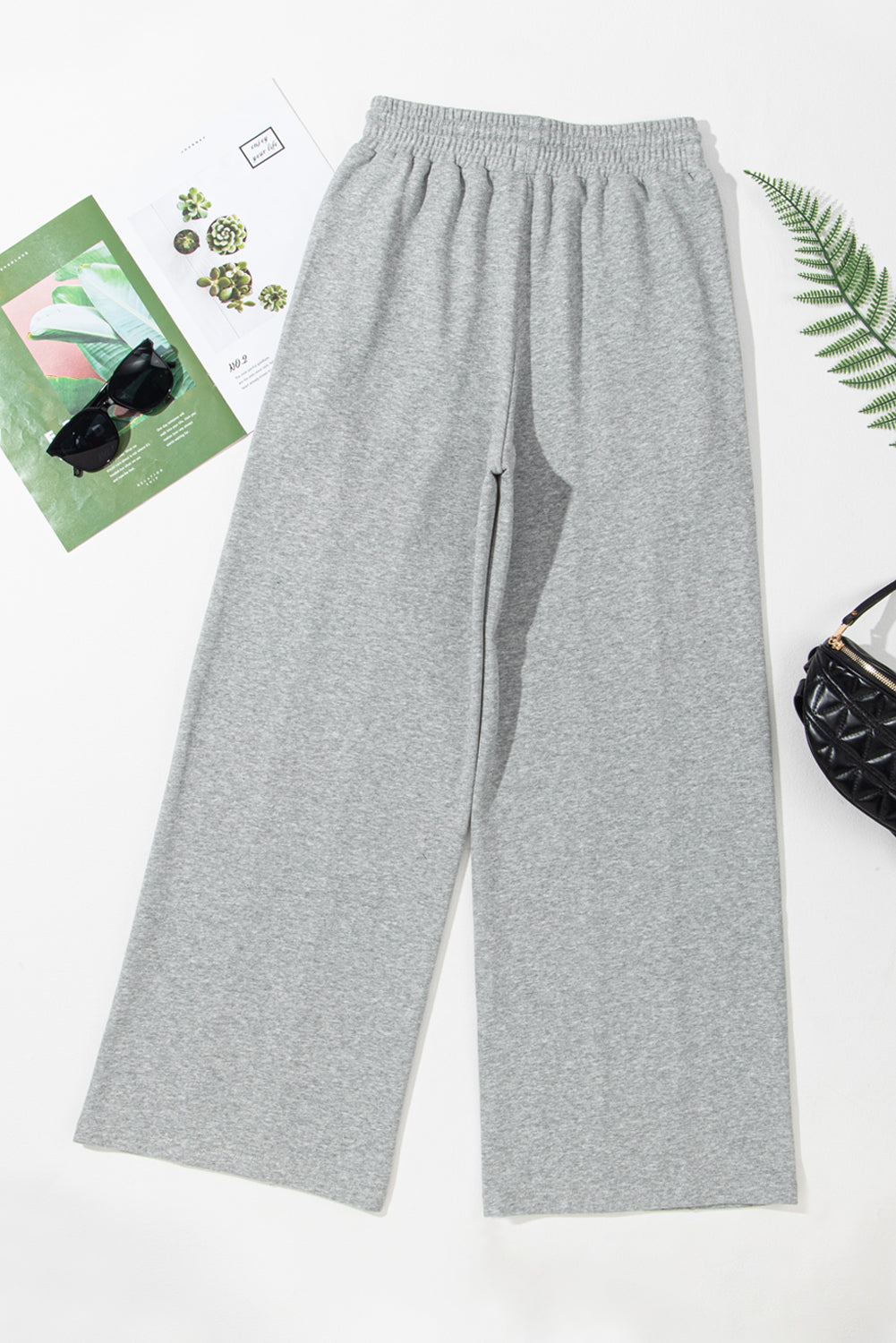 Wide Leg Drawstring Sweatpants