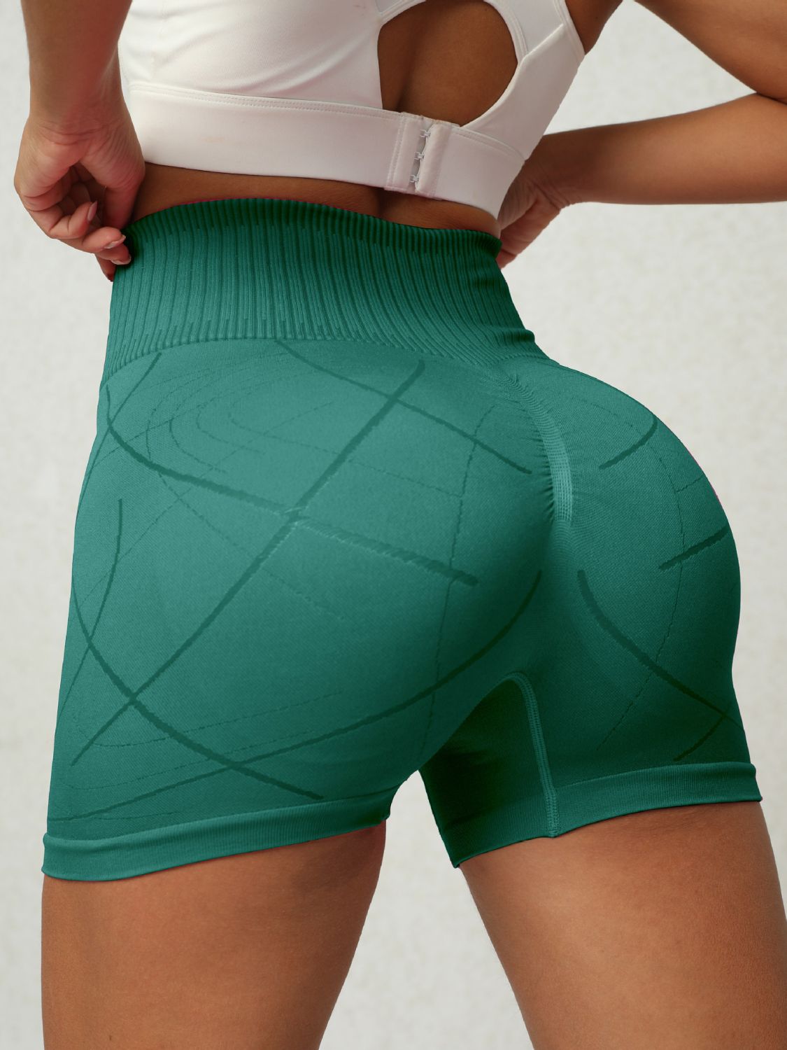 High-Waisted Compression Lifting Shorts