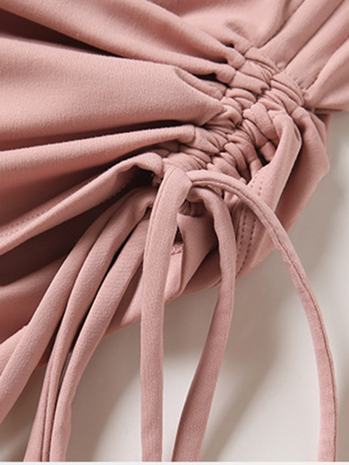 Short Sleeve T-Shirt with side drawstring