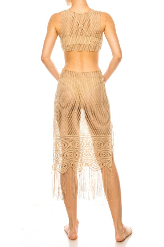 Relaxing Crochet with Tinsel Bottom Mid Cutout Cov - Luminous Bear Shop