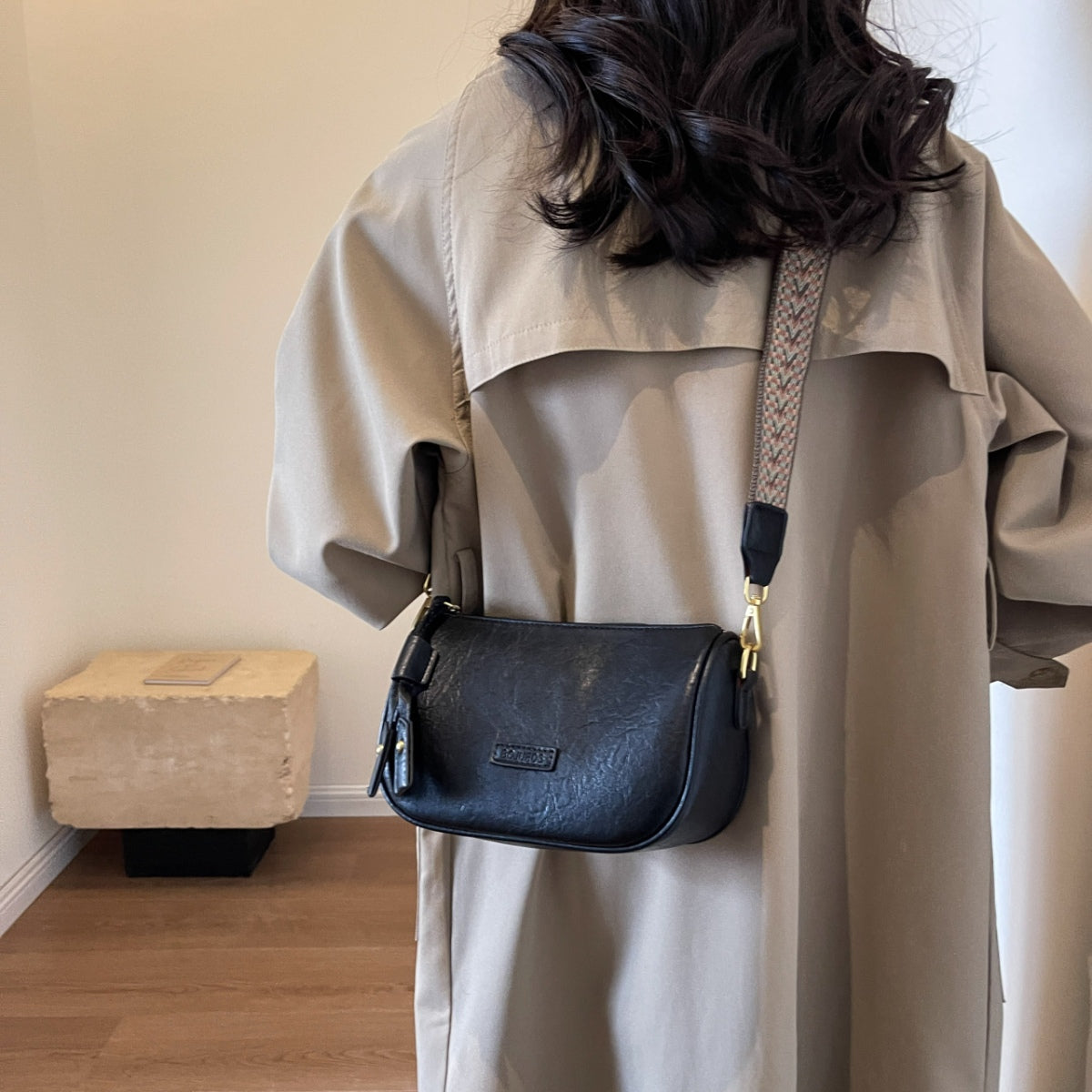 PU Leather Shoulder Bag - Luminous Bear Shop