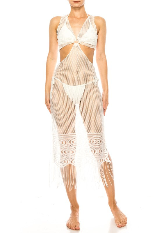 Relaxing Crochet with Tinsel Bottom Mid Cutout Cov - Luminous Bear Shop