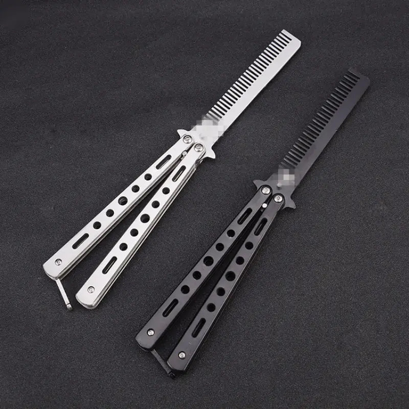 Foldable Stainless Steel Comb - Luminous Bear Shop