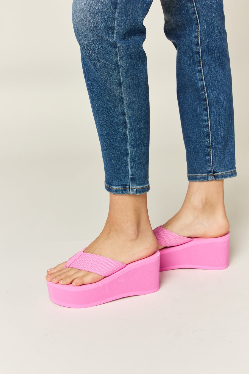 WILD DIVA Open Toe Platform Wedge Sandals - Luminous Bear Shop