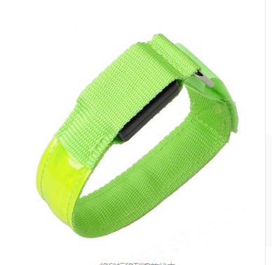 Size: Charging Green - Factory Direct Supply Illuminated Arm Band LED Running Equipment Safety Arm With Outdoor Products Batch