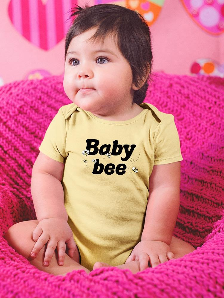 Baby Bee Bodysuit Baby's -SmartPrintsInk Designs - Luminous Bear Shop