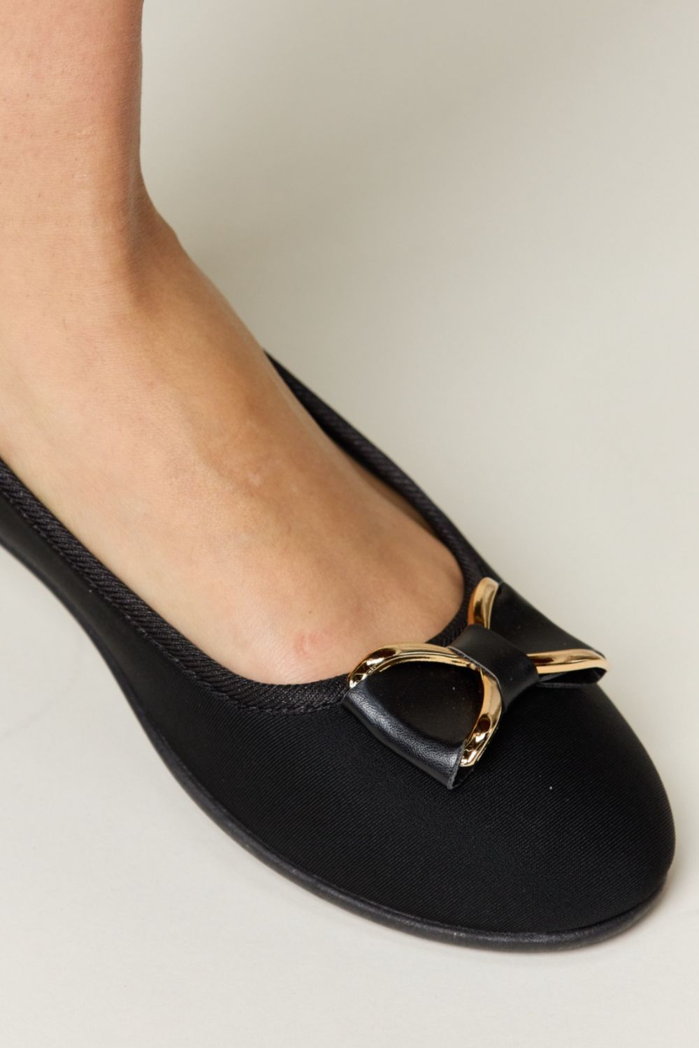 Forever Link Metal Buckle Flat Loafers - Luminous Bear Shop