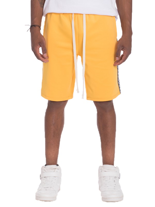 Weiv Mens Checkered Stripe Track Shorts - Luminous Bear Shop
