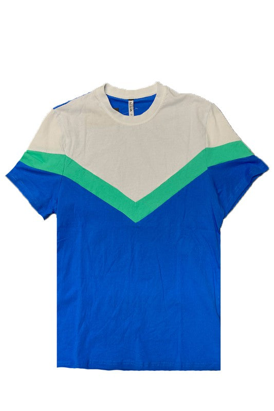 COLOR BLOCK TSHIRT - Luminous Bear Shop