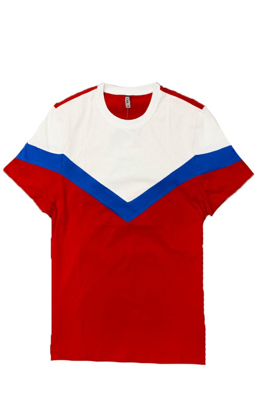 COLOR BLOCK TSHIRT - Luminous Bear Shop
