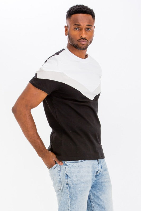 COLOR BLOCK TSHIRT - Luminous Bear Shop