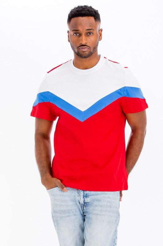 COLOR BLOCK TSHIRT - Luminous Bear Shop
