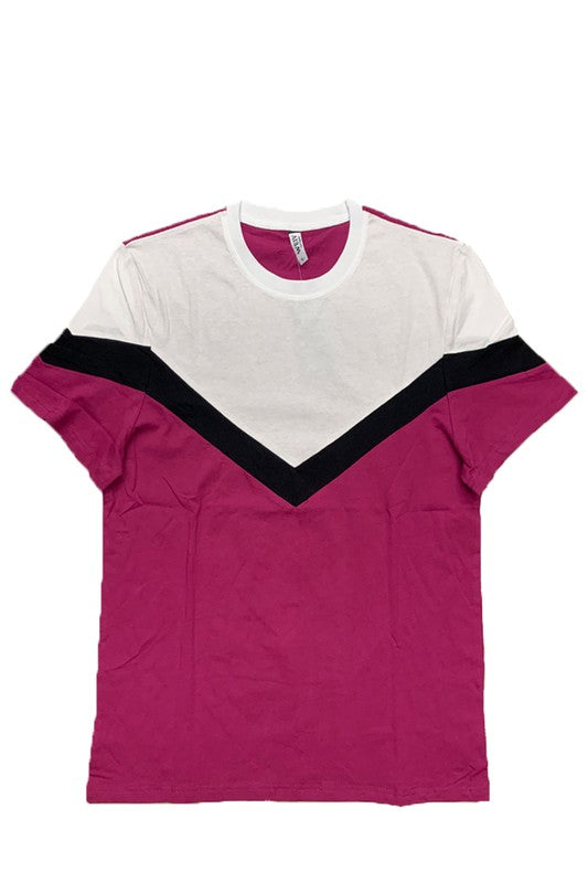COLOR BLOCK TSHIRT - Luminous Bear Shop