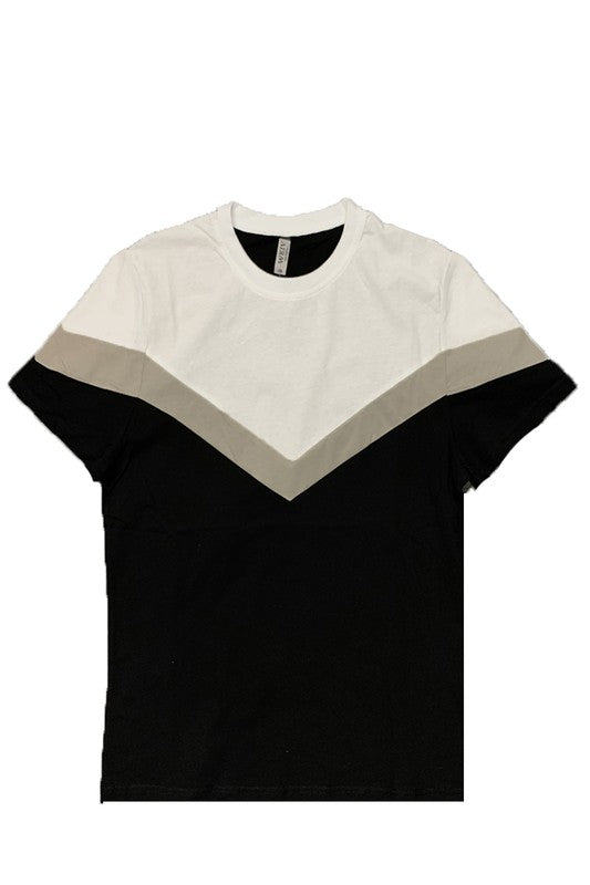 COLOR BLOCK TSHIRT - Luminous Bear Shop