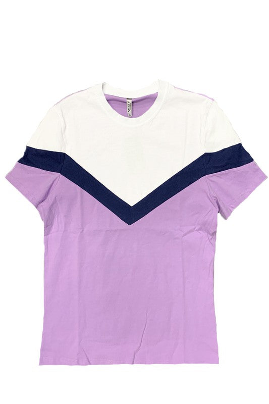COLOR BLOCK TSHIRT - Luminous Bear Shop