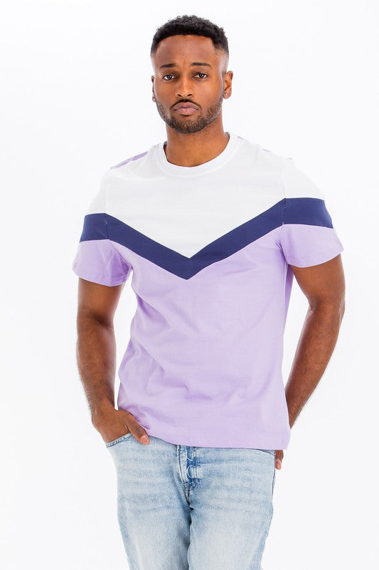 COLOR BLOCK TSHIRT - Luminous Bear Shop