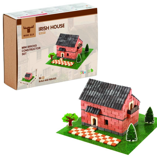 Mini Bricks Construction Set - Irish House - Luminous Bear Shop