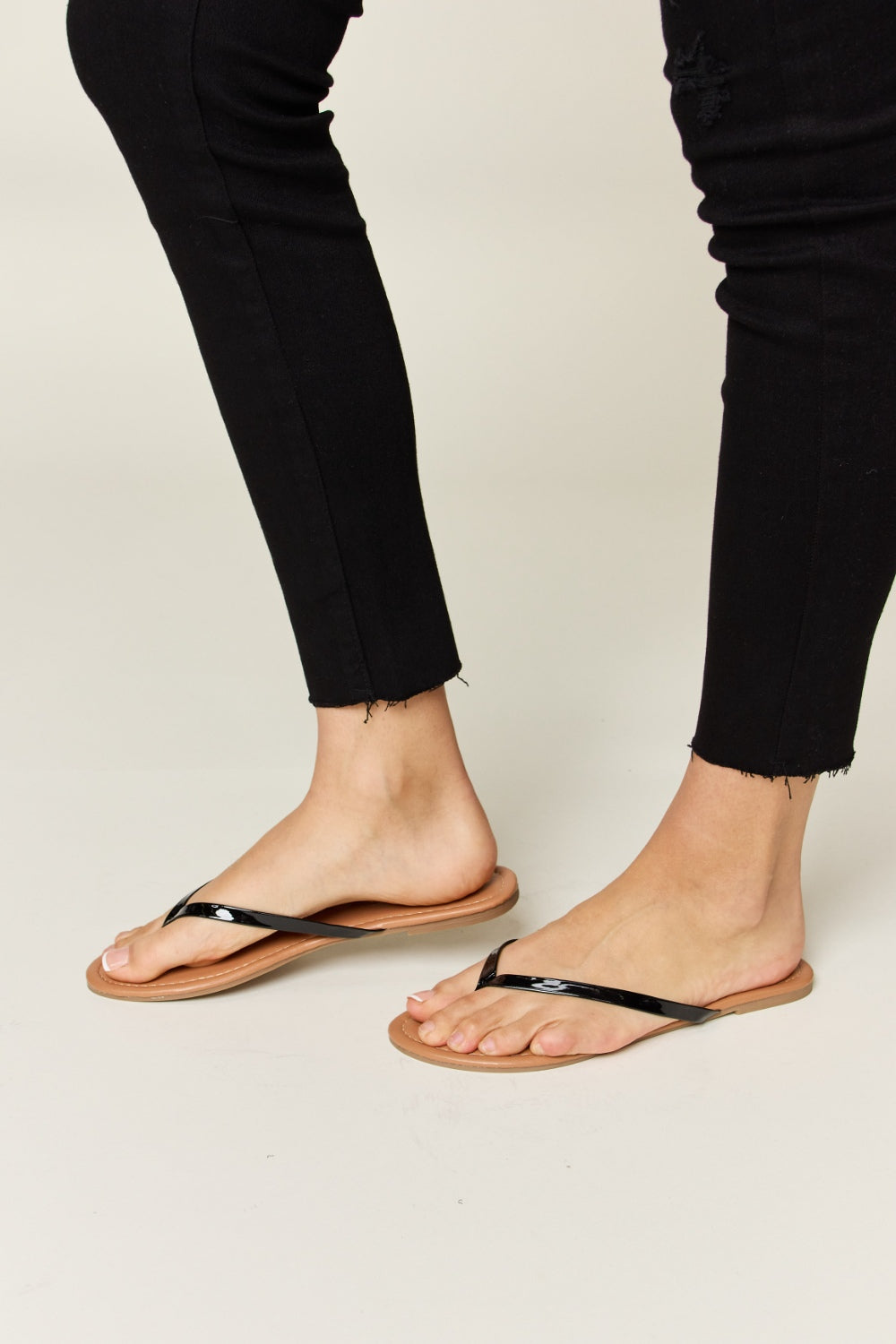 WILD DIVA PU Leather Open Toe Sandals - Luminous Bear Shop