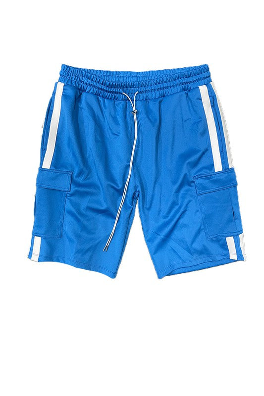 Two Stripe Cargo Pouch Shorts - Luminous Bear Shop
