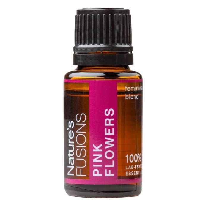 Pink Flowers Hormone Balance Blend Pure Essential Oil - 15ml - Luminous Bear Shop