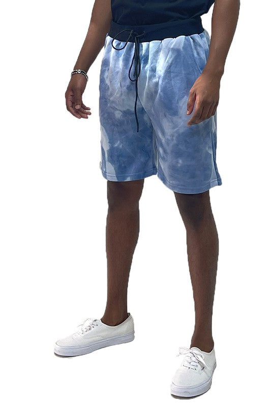 Weiv Mens Tye Dye Sweat Shorts - Luminous Bear Shop