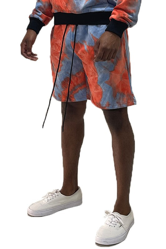 Weiv Mens Tye Dye Sweat Shorts - Luminous Bear Shop