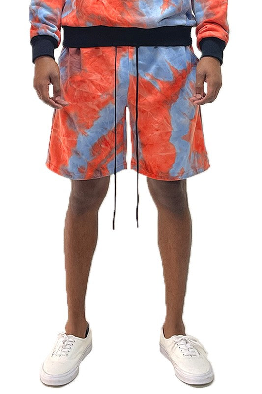 Weiv Mens Tye Dye Sweat Shorts - Luminous Bear Shop