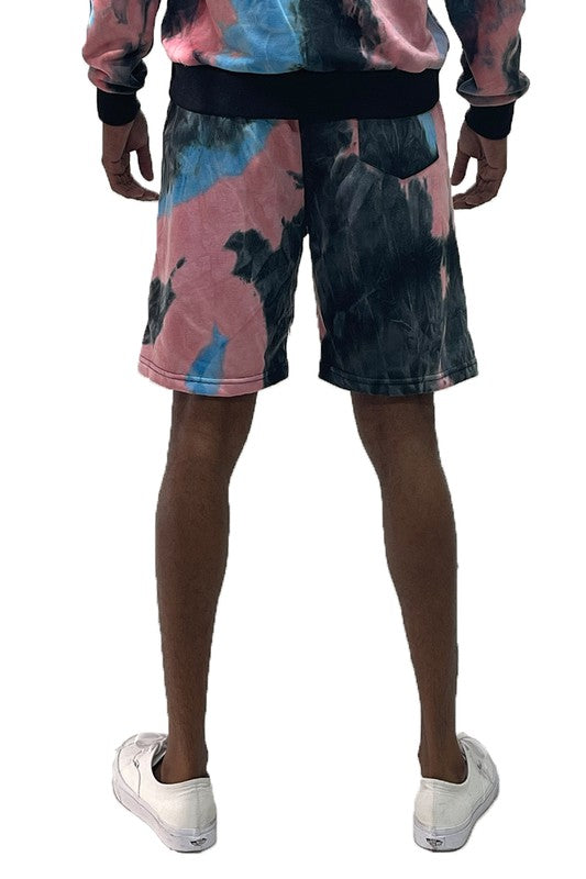 Weiv Mens Tye Dye Sweat Shorts - Luminous Bear Shop