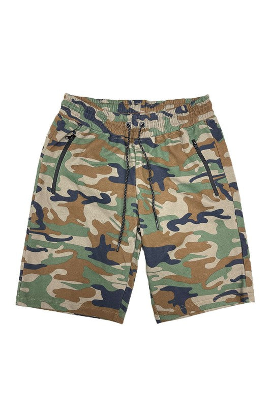 COTTON BLEND LOUNGE SWEAT SHORTS - Luminous Bear Shop