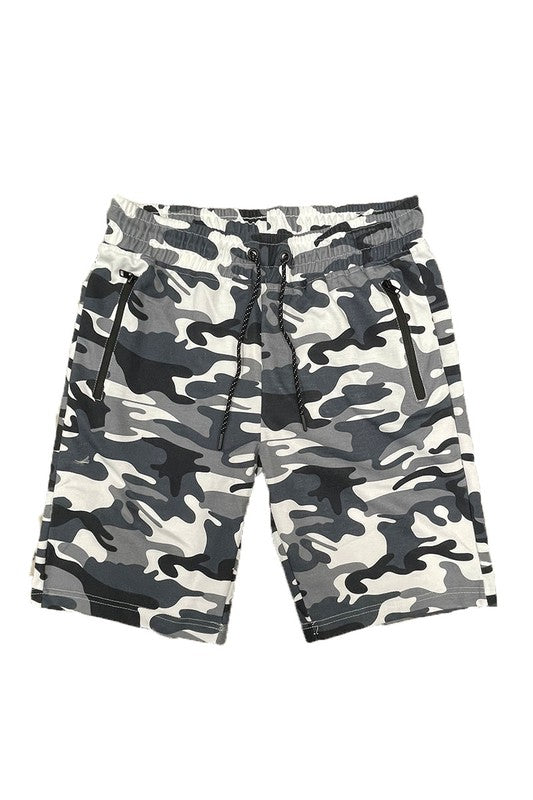 COTTON BLEND LOUNGE SWEAT SHORTS - Luminous Bear Shop