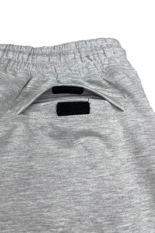 COTTON BLEND LOUNGE SWEAT SHORTS - Luminous Bear Shop