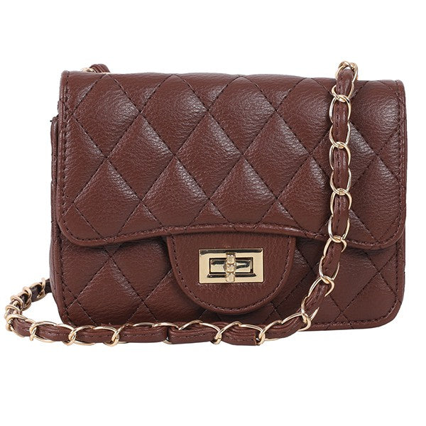 FAUX LEATHER CROSSBODY BAG - Luminous Bear Shop