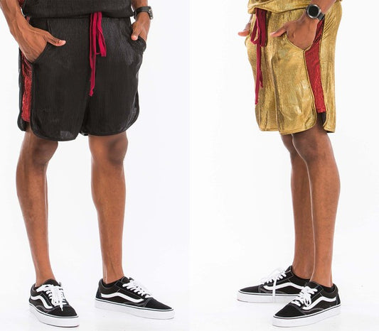 METALLIC FLICK SHORTS - Luminous Bear Shop