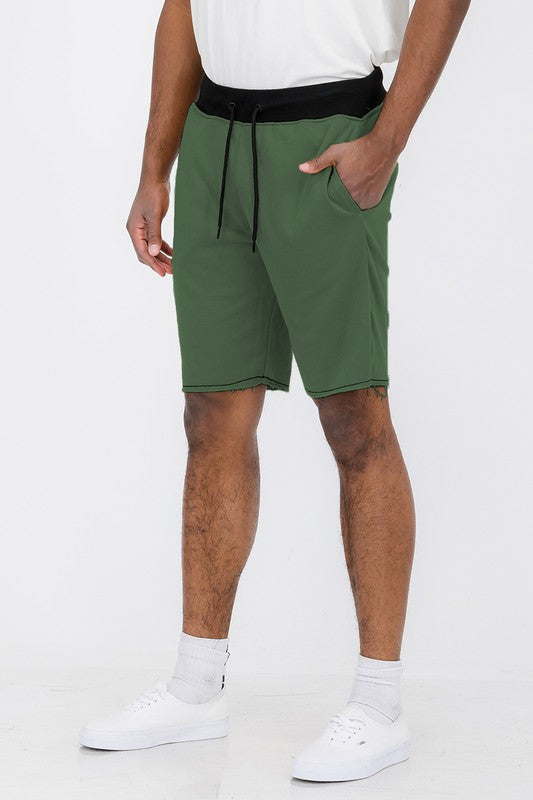 WeRaw Cut Sweat Shorts - Luminous Bear Shop
