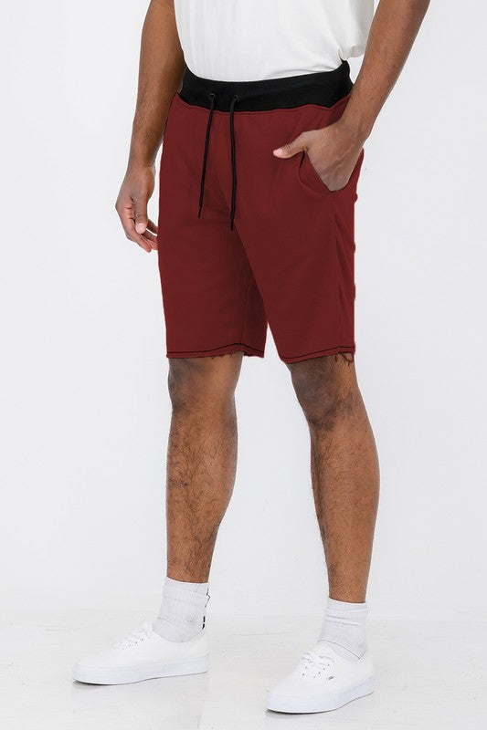 Weiv Raw Cut Sweat Shorts - Luminous Bear Shop