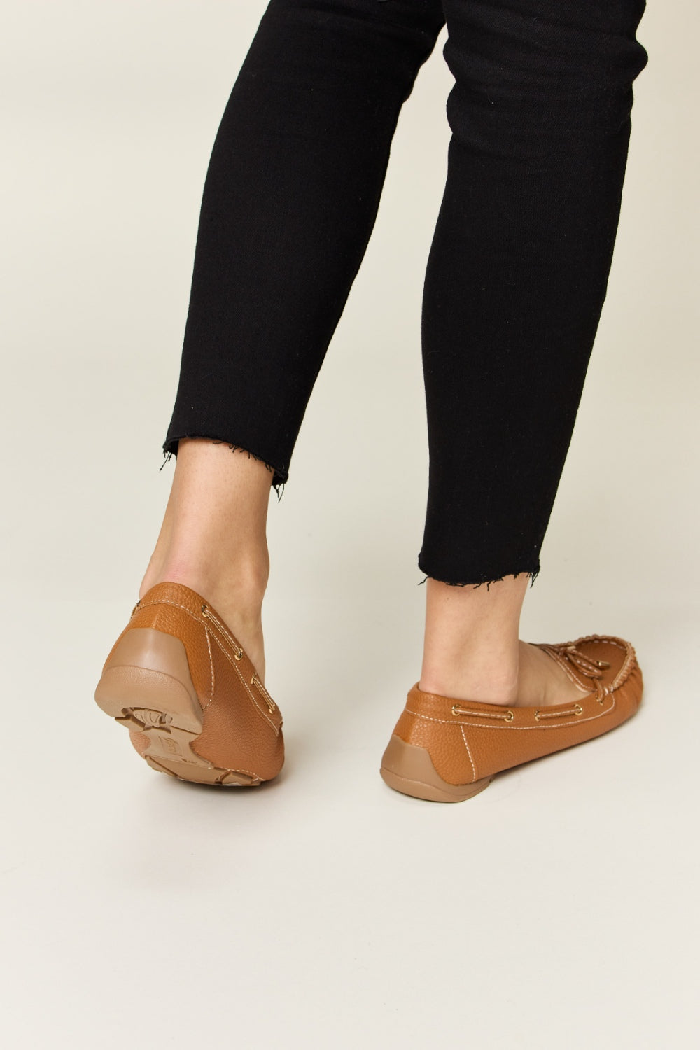 Forever Link Bow Decor Flat Loafers - Luminous Bear Shop
