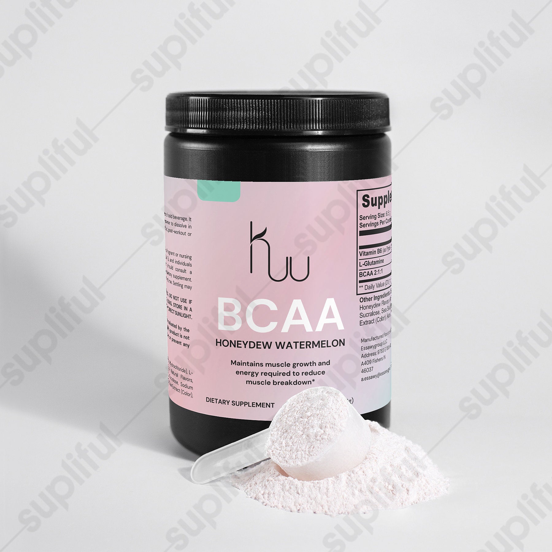 BCAA Post Workout Powder (Honeydew/Watermelon) - Luminous Bear Shop