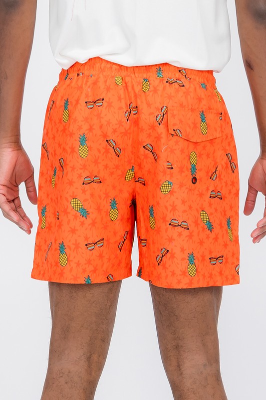 Pineapple Swim Trunks Board Shorts - Luminous Bear Shop