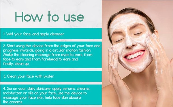 Electric Facial Cleansing Brush - Luminous Bear Shop